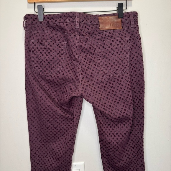 Escada Sport Burgundy Printed Pants Size 29 - Picture 7 of 12